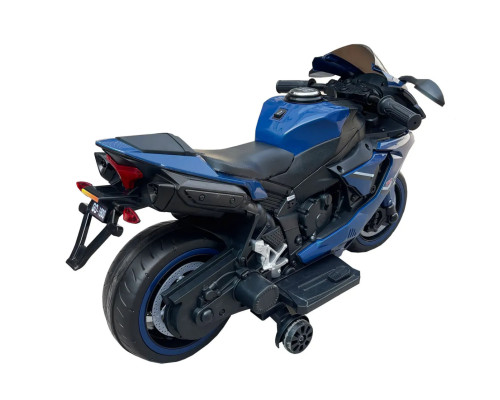 Дитячий електромотоцикл VOLSO VS1900W 40W, 12V, акумулятор 4.5Ah, синій — електричний мотоцикл для дітей від 3 років