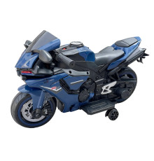 Дитячий електромотоцикл VOLSO VS1900W 40W, 12V, акумулятор 4.5Ah, синій — електричний мотоцикл для дітей від 3 років