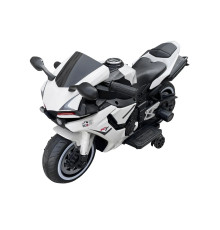 Дитячий електромотоцикл VOLSO VS1900W 40W, 12V, акумулятор 4.5Ah, білий — електричний мотоцикл для дітей від 3 років