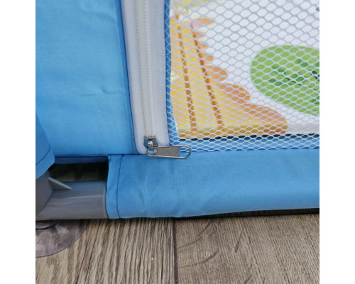 Дитячий розкладний манеж Avko 120х120см Blue + кульки та килимок 