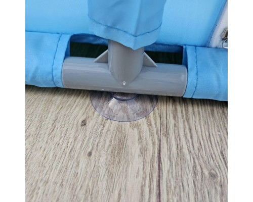Дитячий розкладний манеж Avko 120х120см Blue + кульки та килимок 