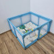 Дитячий розкладний манеж Avko 120х120см Blue + кульки та килимок 
