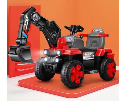 Екскаватор дитячий трактор великий на акумуляторі Spoko SP-188 червоний (42400578)