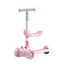 Самокат дитячий балансир 2в1 Avko 015 Pink 