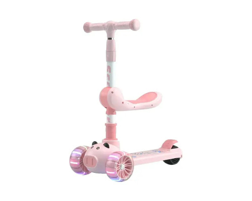 Самокат дитячий балансир 2в1 Avko 015 Pink 