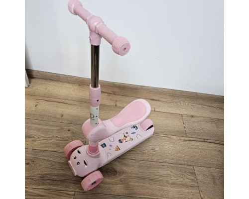 Самокат дитячий балансир 2в1 Avko 015 Pink 
